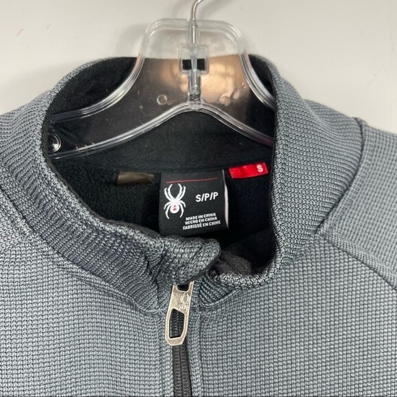 Spyder Men's Constant Full Zip Up Sweater Fleece Jacket Polar Black S Outdoor - Picture 7 of 16